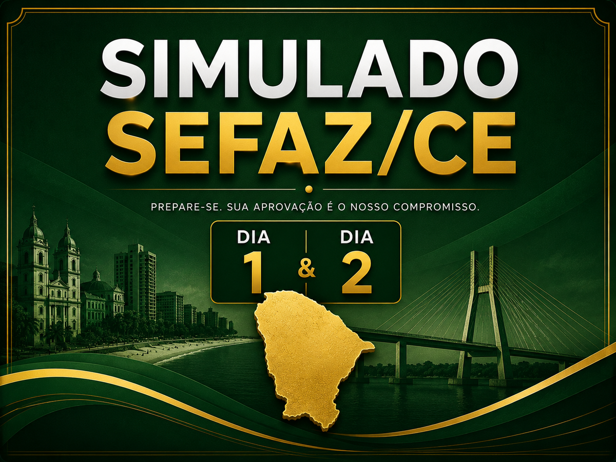 Imagem do produto 1º - Simulado - SEFAZ/CE - P1 e P2